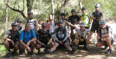 foto do grupo de ciclista no vale da cabrela